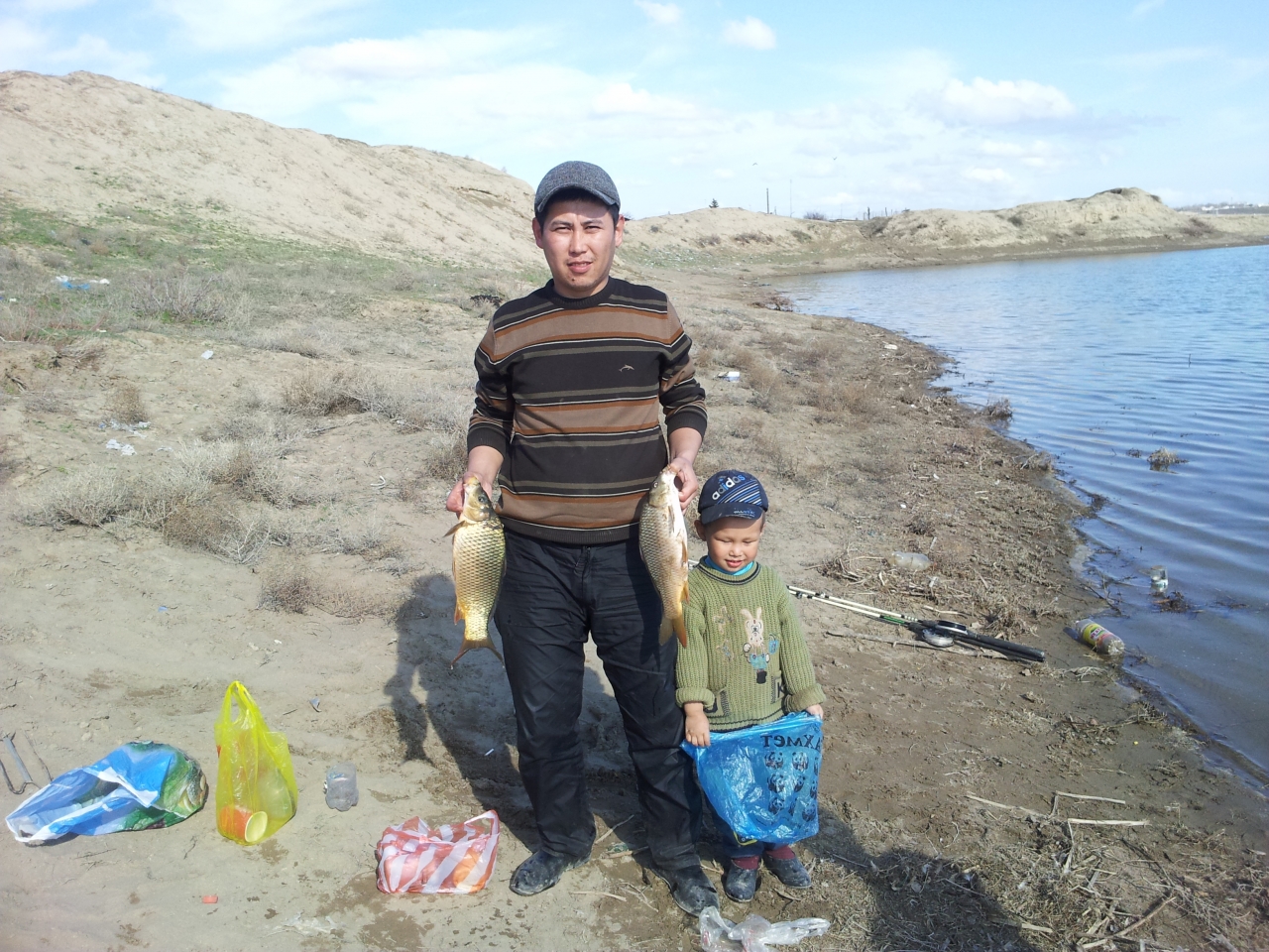 Рыбалка на реке Шардара