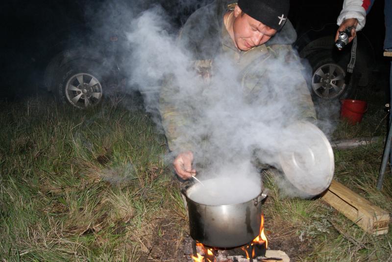 Уха на природе